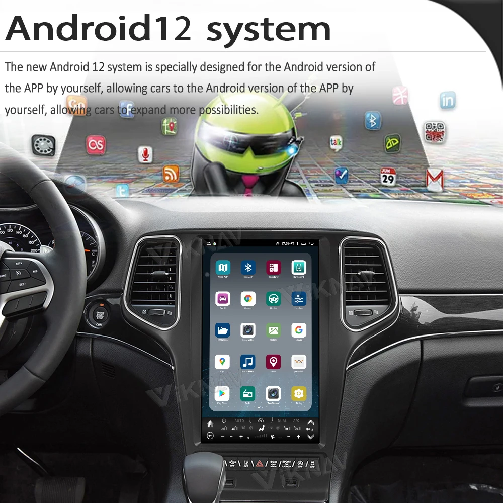 2014-2022 Jeep Grand Cherokee Radio Replacement GPS Navigation ODM