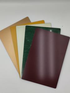 Cheap Polyester Coating Mirror ACP Sheet 2440mm Length Silver Colour Fire Rated wholesale