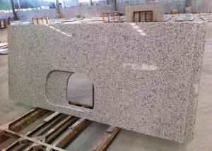 Cheap White Granite Kitchen Countertops High Polish For Apartments , SGS / CE Listed wholesale