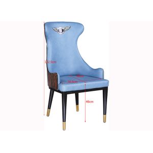 Cheap Anti Rust 56.5cm 102.5cm Upholstered Modern Dining Chairs wholesale