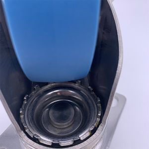 3 Inch Blue TPR Tread Stainless York Swivel Brake Caster