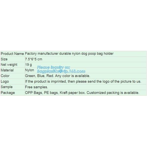 Nappy Baby Disposable Diaper Sacks, Degradable scented disposable baby diaper sack, green tie handle baby diaper sack