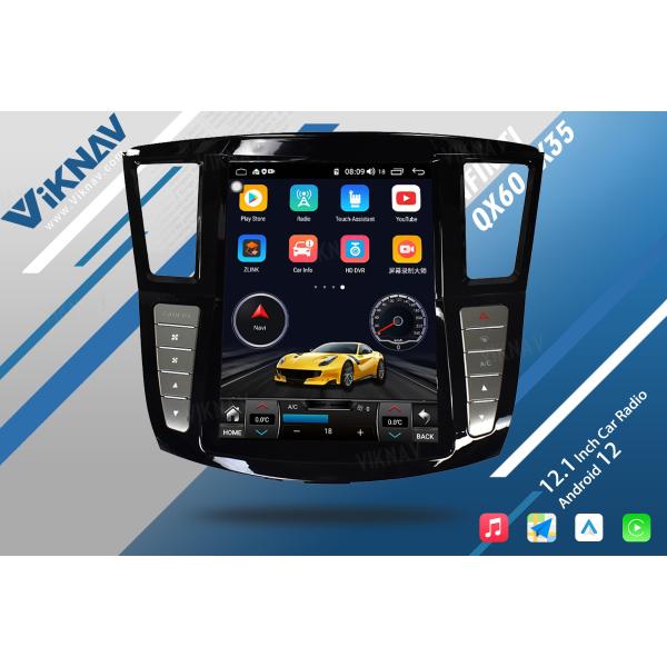 Viknav 12.1 Inch Car Multimedia Stereo Radio For Infiniti QX60 JX35 2012-19 Android DVD Player GPS Navigation Head Unit