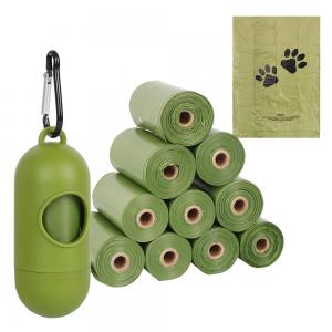 Cheap HDPE EPI 23x33cm Thick 0.015mm Biodegradable Poop Bags For Small Dogs wholesale