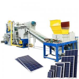 China Solar Panel Recycling Machine 's Best PV Glass Panel Silicon Metal Recycle Equipment on sale