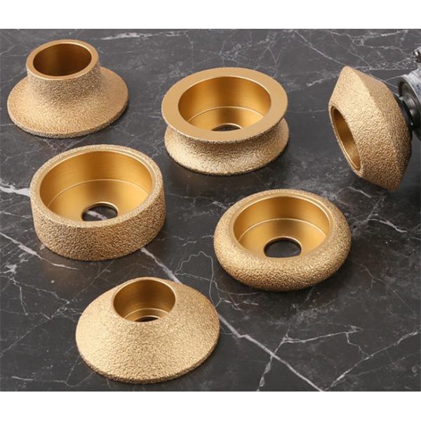 Hole Dia 20mm Ceramic Grinding Diamond Profile Wheels Vacuum Brazed