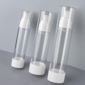 China White Custom 15ml 30ml 50ml Airless Pump Bottles Eye Gel Face Serum Bottle on sale
