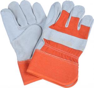 Cheap Cowhide split leather gloves, natural split cowhide leather wholesale