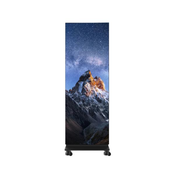 Quality P0.9 Floor Standing LED Poster  600*1687.5mm Die-casting Aluminum Front Service for sale