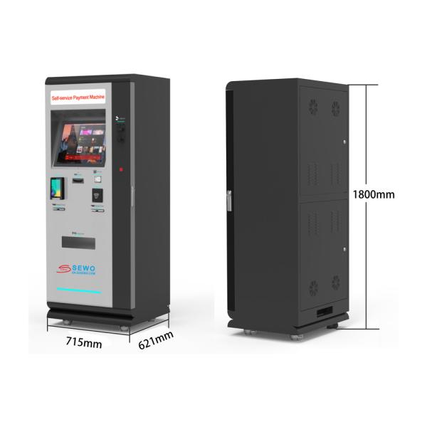 Smart Parking Payment Machine with Thermal Printer - Integrated Parking Sensors & Barrier Gate Control for Commercial Parking
