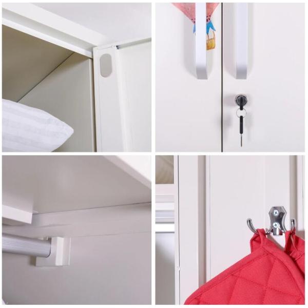 KEDA HS Code 9403100000 Metal Wardrobe Cabinet