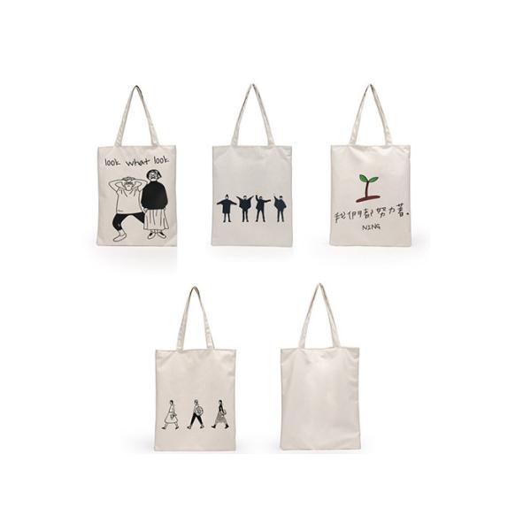 Custom promotional bag Korean version casual handbags art fresh shoulder canvas bag