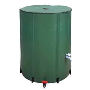 Cheap Green Collapsible PVC Rain Barrel 66 Gallon 250L Portable Water Storage Tank Foldable wholesale