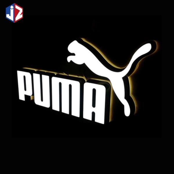 AC 100V-240V Custom Acrylic Letters Eco Friendly Backlit Shop Sign