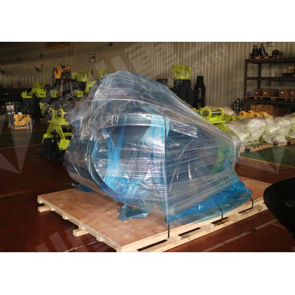 Hydraulic Rotary Orange Peel Grapple , Long Durability Rock Grapple For Excavator