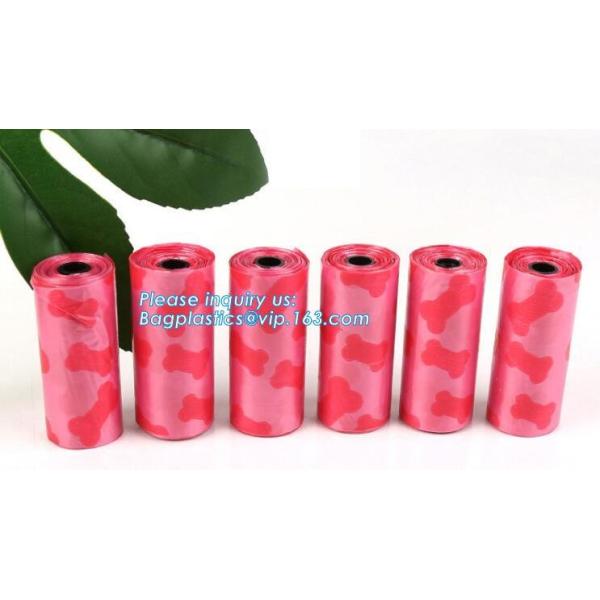 Nappy Baby Disposable Diaper Sacks, Degradable scented disposable baby diaper sack, green tie handle baby diaper sack