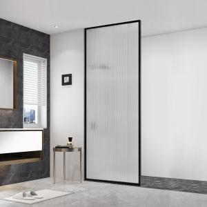 Cheap Fixed Walk In Shower Glass Partition , 8mm Frameless Glass Shower Screens wholesale