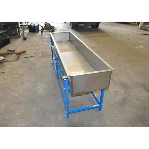 2m Cooling Trough Plastic Auxiliary Equipment 201 Stainless Steel Recycling