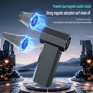 Black 90000rpm 4000mah Pocket Violent Turbo Fan For Outdoor Cool Camping