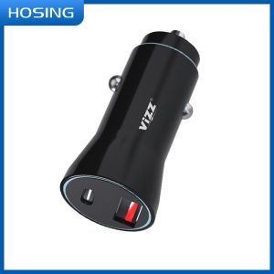 Black White High Output LG16 Lightning Cable Car Charger