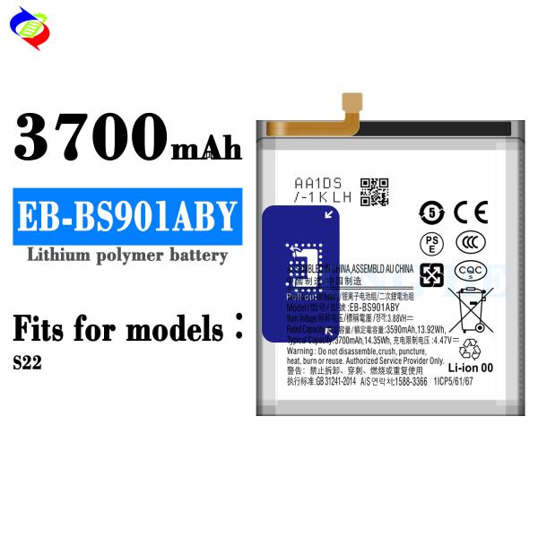 Stock 3700mAh RECHARGABLE EB-BS901ABY Battery for Samsung Galaxy S22