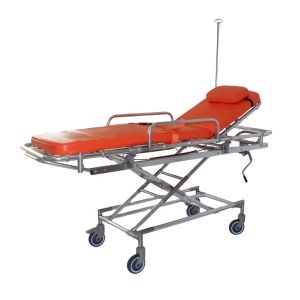 Cheap 1900MM 35nch Medical Emergency Non-Magnetic Trolley Surgical MRI Compatible Transfer Ambulance Stretcher wholesale