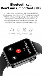 Cheap 270mah Bluetooth Calling Smartwatch Blood Pressure Heart Rate Monitor wholesale