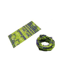 Green Fitness Tubular Headwear Good Flexibility Not Deformation Faded