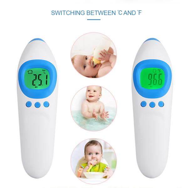 Body Electronic Infrared Thermometer , Non Contact Forehead Thermometer