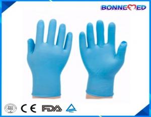 Cheap BM-6004 Cheap Disposable Blue Colored Powder Free Nitrile Exam Gloves wholesale