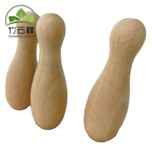 Cheap Family Friends Wooden Balance Toy Rubber Wood Wooden Bowling Game wholesale