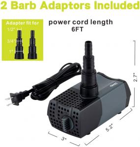 China Plastic 38w Submersible Water Pump Fish Tank on sale