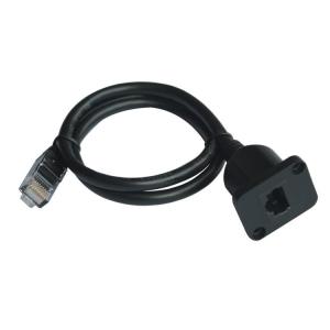 Cheap 180 Degree RJ45 Extension Cable 8P8C Female Socket To Phone Plug wholesale