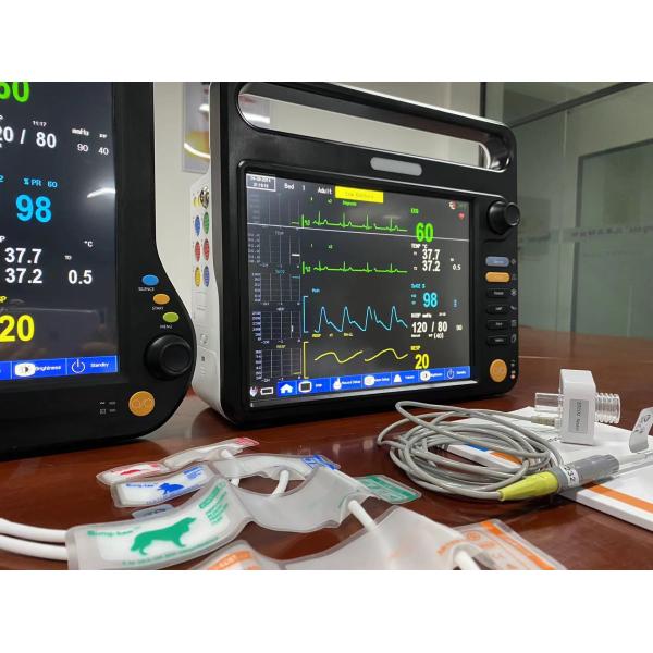 12.1" Portable Veterinary Multiparameter Monitor For Veterinary Surgical
