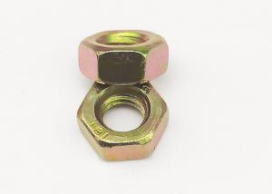 Cheap Hex head Nuts Yellow Zinc nut M3-M64 carbon steel material for industrial hex nut wholesale