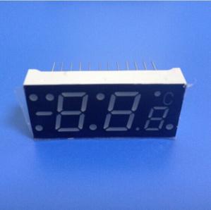 Cheap SGS Red 7 Segment Led Display For Digital Temperature Controller , Common Cathode 7 Segment Display wholesale