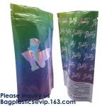 Custom Printing Dissolvable Smell Proof Stand Up Billy Kimber Mylar Plastic Bags
