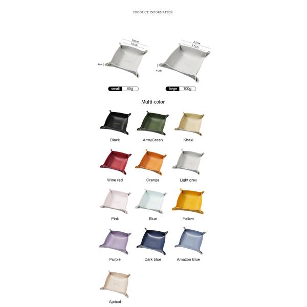 Commercial Buyer E-commerce GLOSSY Multi Purpose Storage Box Containers in PU Leather