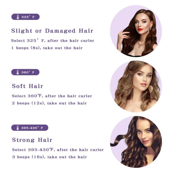 15s Preheating Professional Electric Automatic Hair Curler PTC Hair Salon Equipment