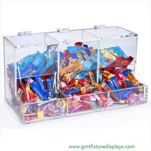 China Acrylic Candy Box Candy Bin Candy Display Bulk Candy Display Case for Retail Store or Supermarket on sale