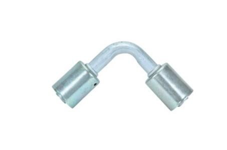 #6 #8 #10 #12 A/C Al joint with iron cap 90 Degree Female O-Ring fitting O-Ring Female Thread 90 degree Hose connector