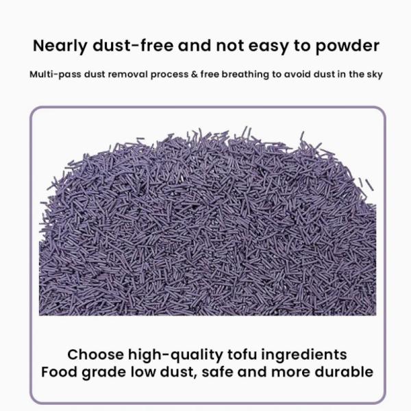 ODM Lavender Scented Cat Litter Pea Corn Starch Lavender Cat Litter