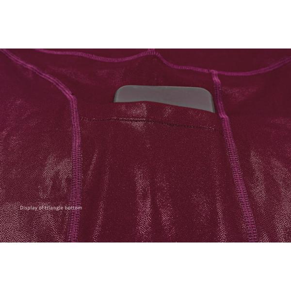 75% Polyester 25% Spandex Womens Yoga Leggings With Phone Pocket