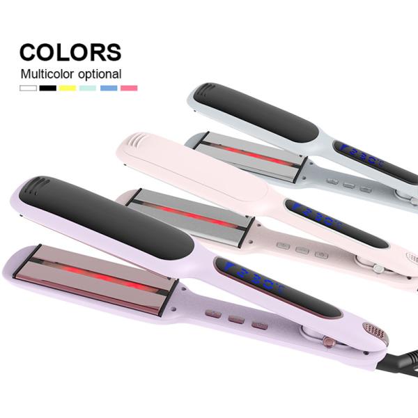 2 Inch Infrared Flat Iron Hair Straightener slim Tourmaline Coating Plate
