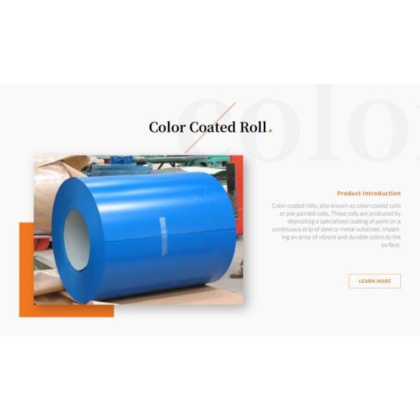 SGCC DX51D ASTM JIS RAL9010 9030 0.25mm 0.8mm Color Red PPGI Coil Zinc Coated PPGI Steel Sheets prepainted galvanized steel coil
