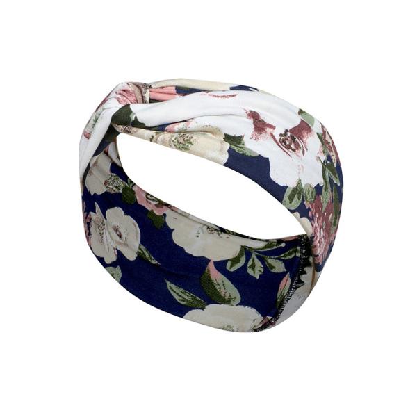 Fashion Women Head Scarves Wide Elastic Headbands With Heat Transfer Logo