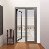 Quality Restaurant Bar Counter Aluminium Glass Hinged Door for sale