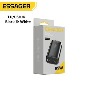 Essager USB C + A GaN Wall Phone Fast Charger 65W