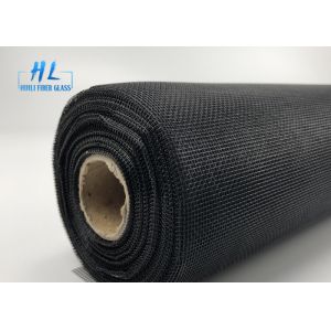 Cheap 4ft*30m Black 120gsm Fiberglass Fly Screen With PVC Coating wholesale