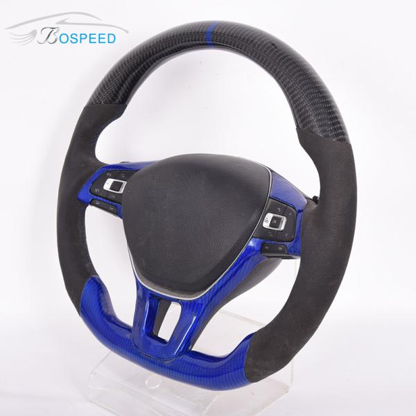 Racing Car Blue Carbon Golf 7 Gti Steering Wheel 2022 New Custom 35cm
